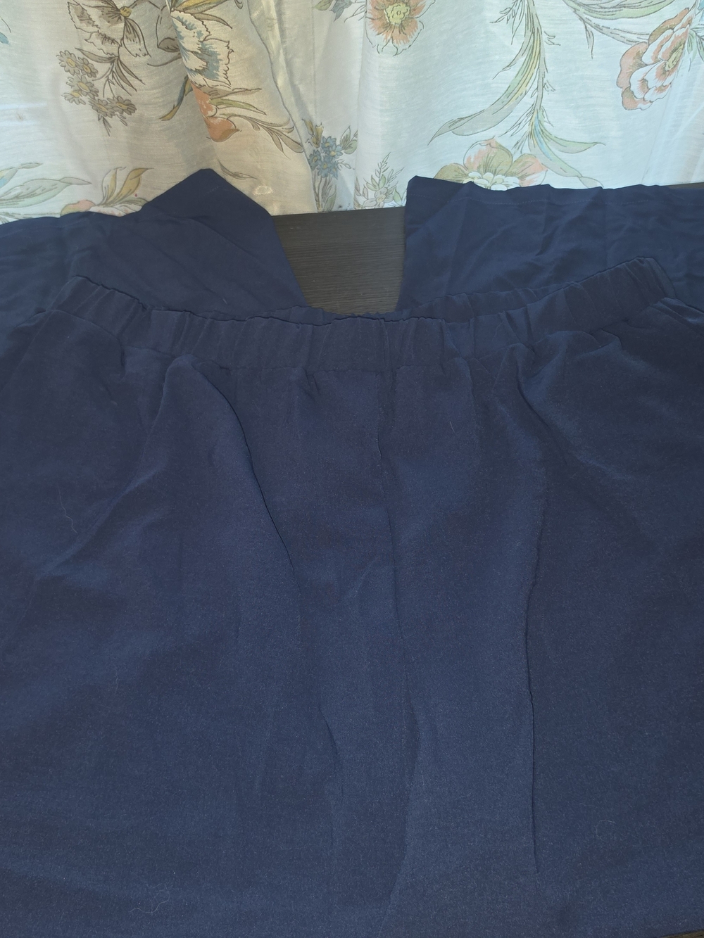 SHEIN Navy Blue Elastic Waist Pants
